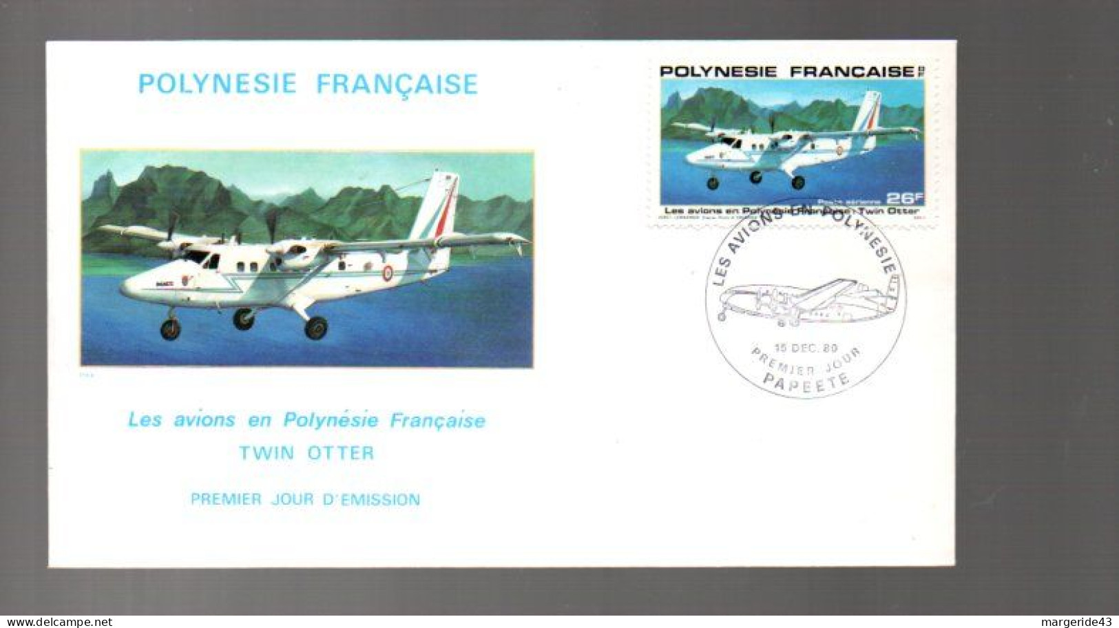 POLYNESIE LOT DE 77  FDC DIFFERENTES DE 1980 à 1989 - Vrac (max 999 Timbres)