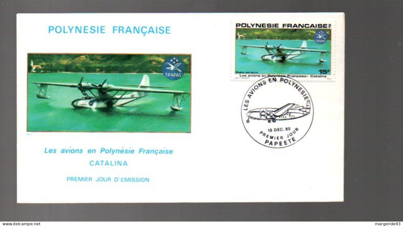 POLYNESIE LOT DE 77  FDC DIFFERENTES DE 1980 à 1989