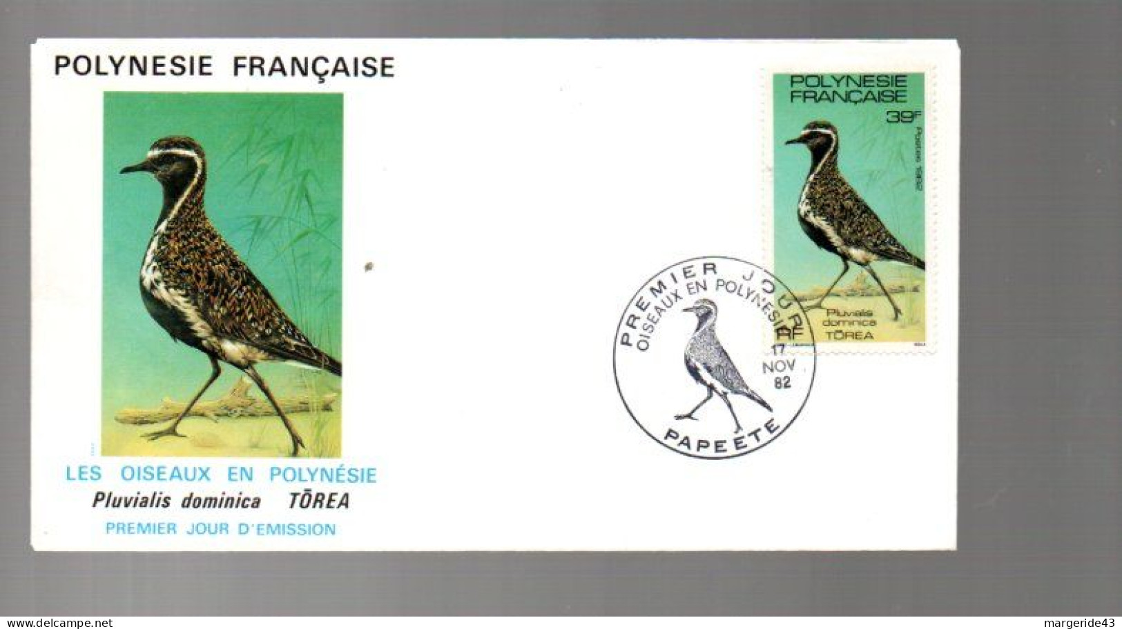 POLYNESIE LOT DE 77  FDC DIFFERENTES DE 1980 à 1989