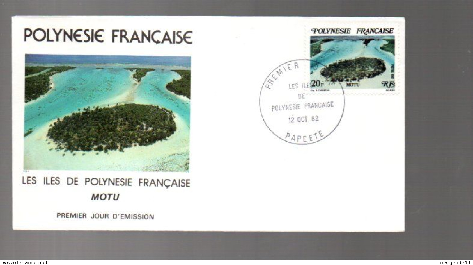 POLYNESIE LOT DE 77  FDC DIFFERENTES DE 1980 à 1989