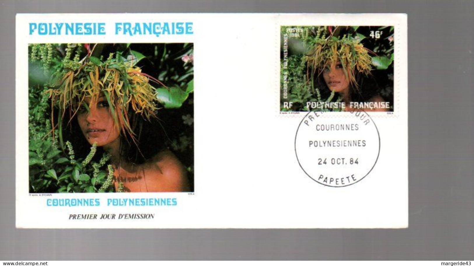 POLYNESIE LOT DE 77  FDC DIFFERENTES DE 1980 à 1989