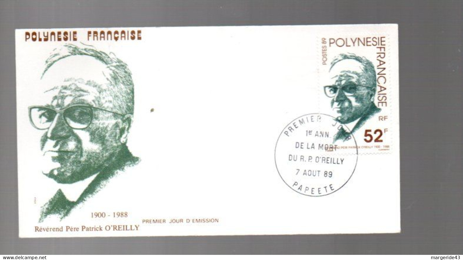 POLYNESIE LOT DE 77  FDC DIFFERENTES DE 1980 à 1989