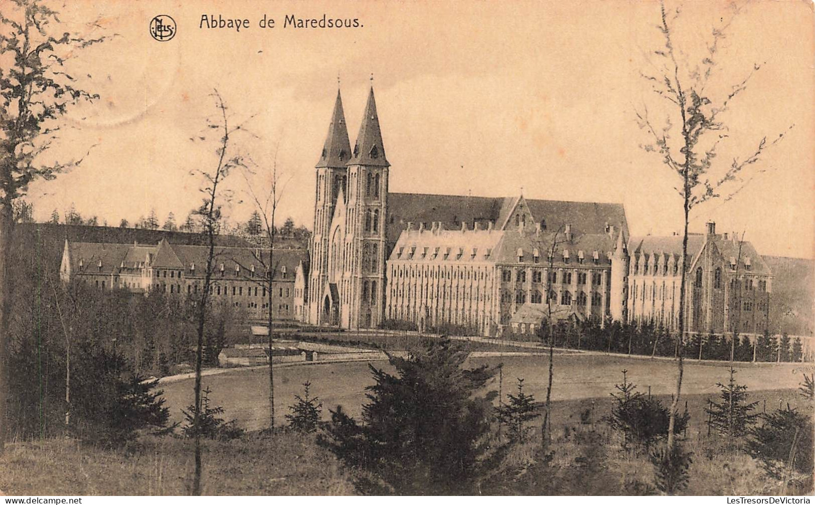 BELGIQUE - Anhée - Maredsous - Vue Générale De L'abbaye - Carte Postale Ancienne - Anhée