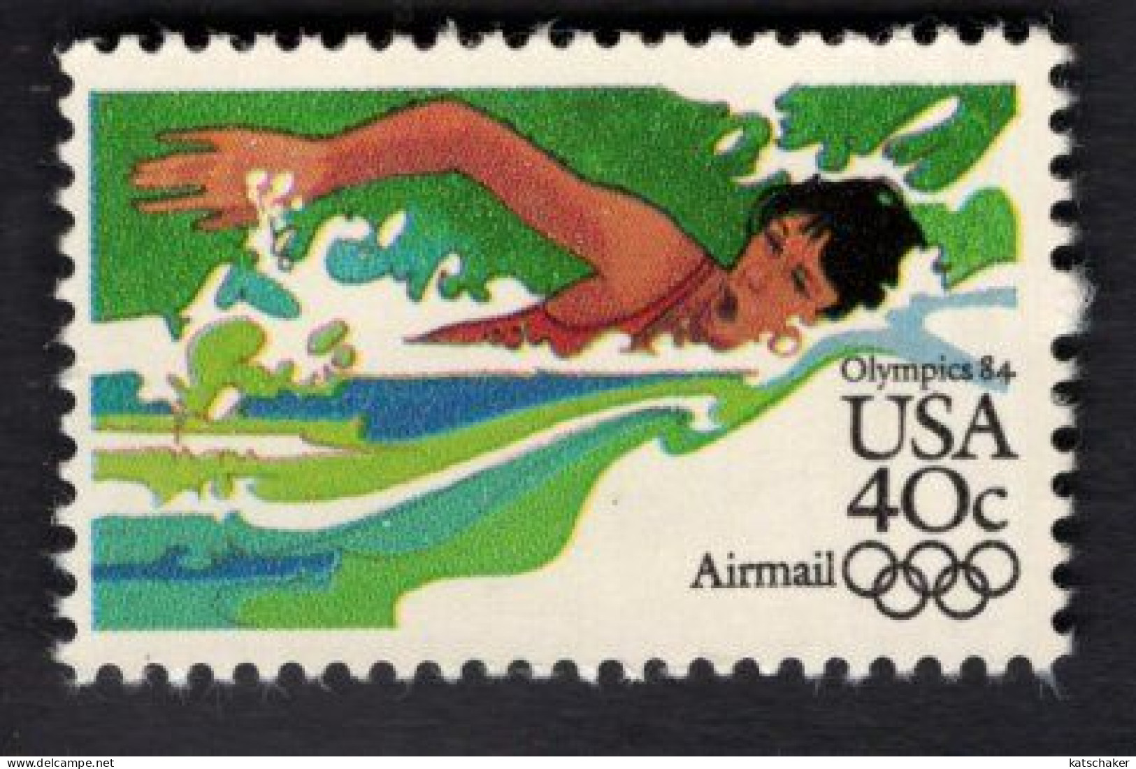 200334724 1983 SCOTT C107A (XX) POSTFRIS MINT NEVER HINGED  OLYMPIC GAMES WOMENS SWIMMING PERF 11 - 3b. 1961-... Neufs