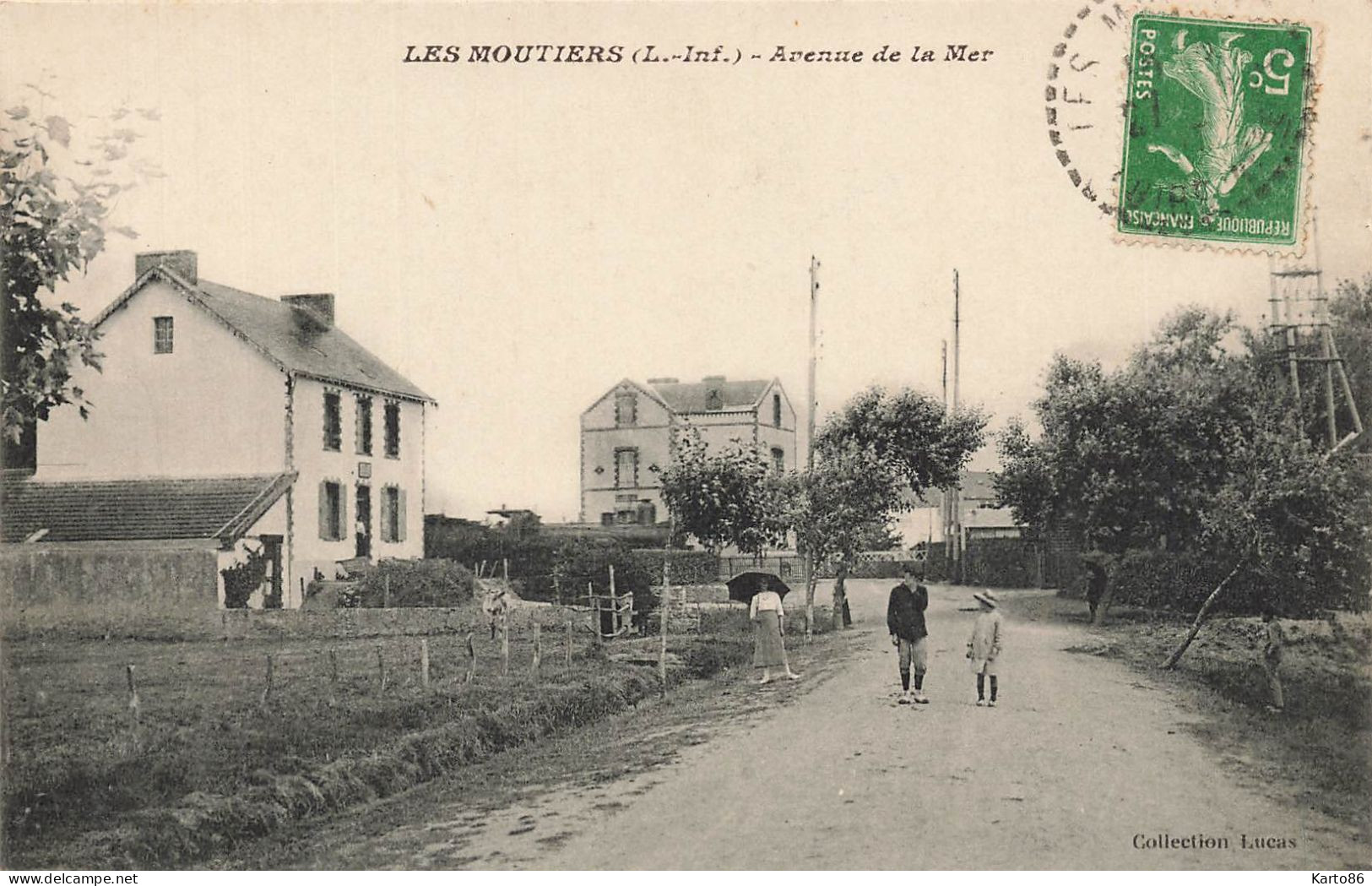 Les Moutiers En Retz * Avenue De La Mer * Villageois - Les Moutiers-en-Retz