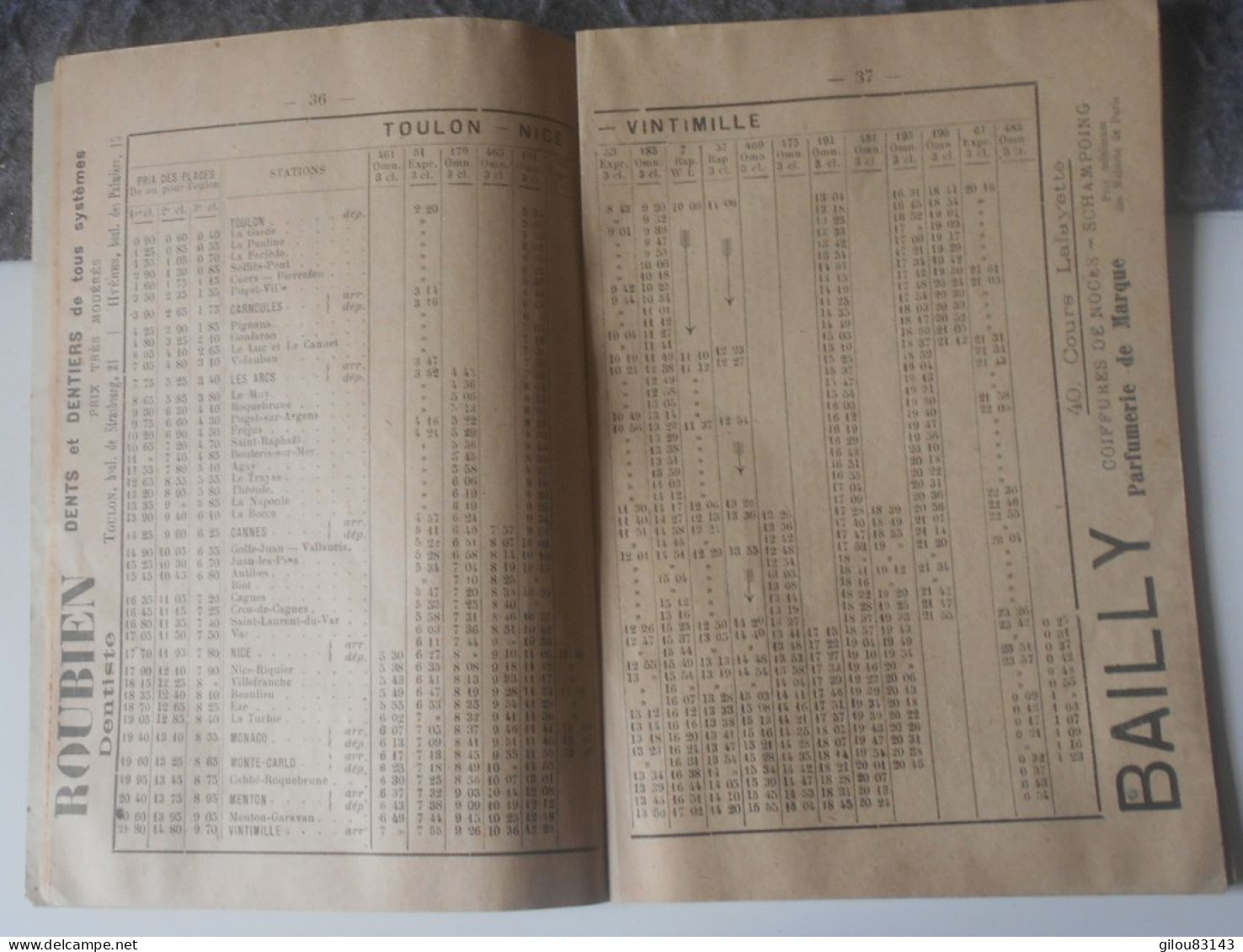 Indicateur De La Republique Du Var, Chemins De Fer, Renseignements, Horaires, Publicités, 1912, (80 Pages). - Ohne Zuordnung