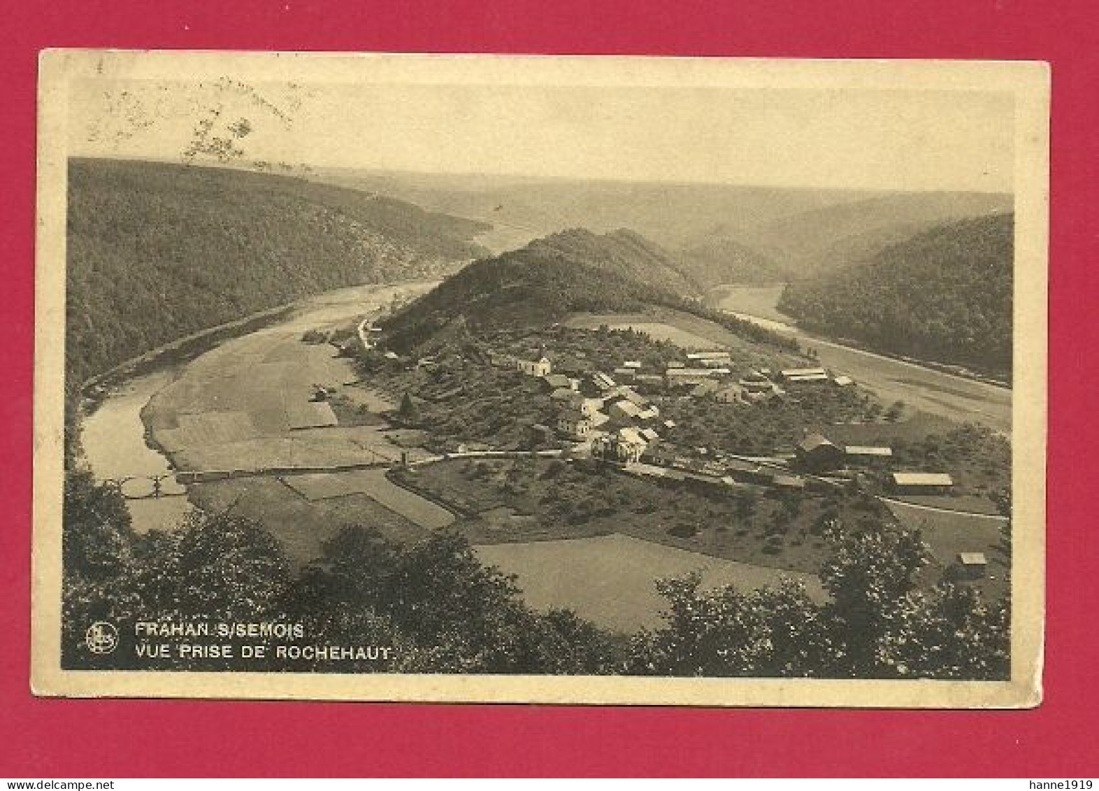 Frahan Sur Semois Vue Prise De Rochehaut Luxembourg Htje - Bouillon