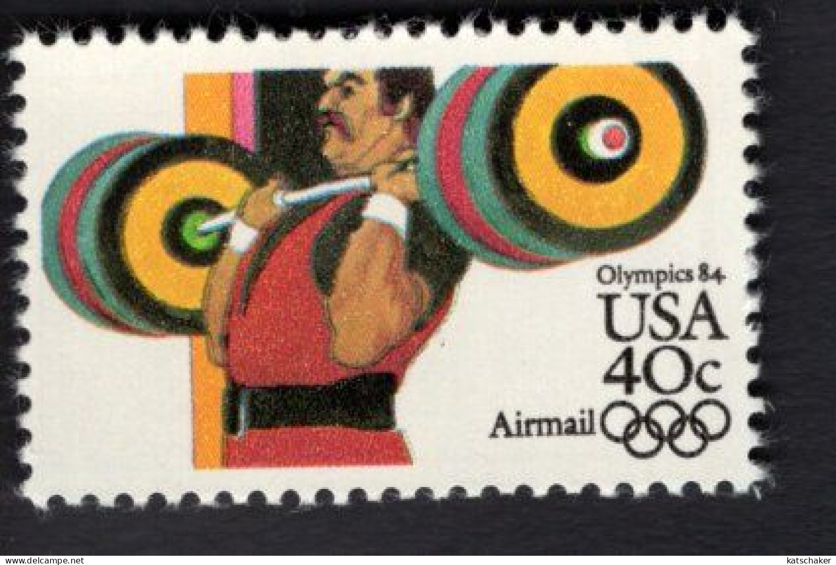 200334821 1983 SCOTT C108A (XX)  POSTFRIS MINT NEVER HINGED  - OLYMPIC GAMES WEIGHT LIFTING PERF 11 - 3b. 1961-... Nuevos
