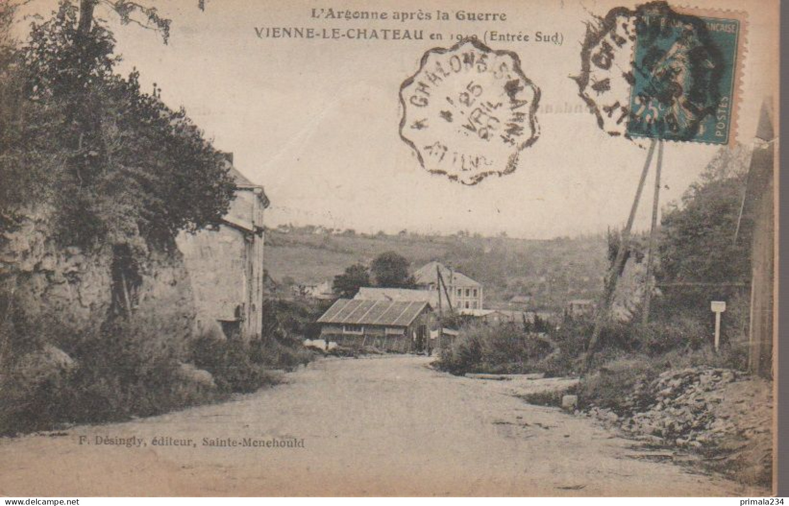 51 - VIENNE LE CHATEAU -ENTREE SUD - Verzy