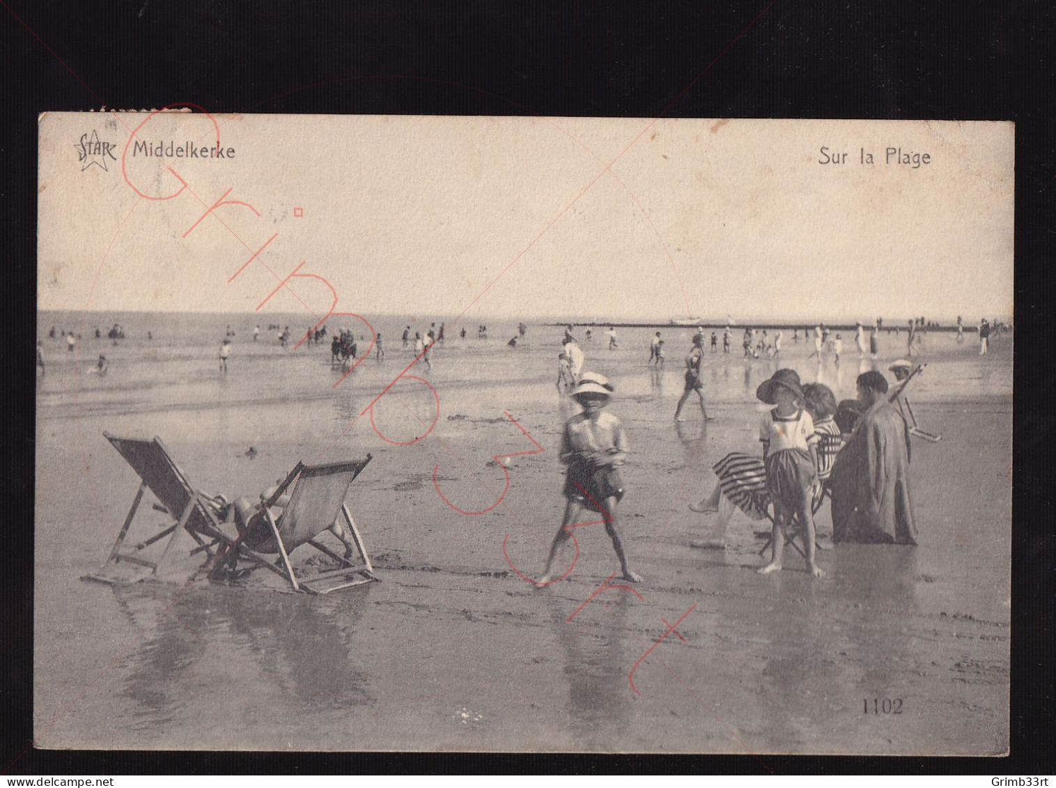 Middelkerke - Sur La Plage - Postkaart - Middelkerke