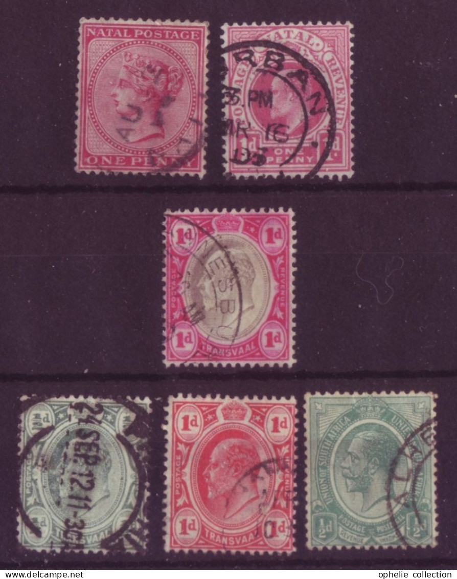 Angleterre - British Empire Natal And Transvaal - 6 Timbres Différents - 6963 - Natal (1857-1909)