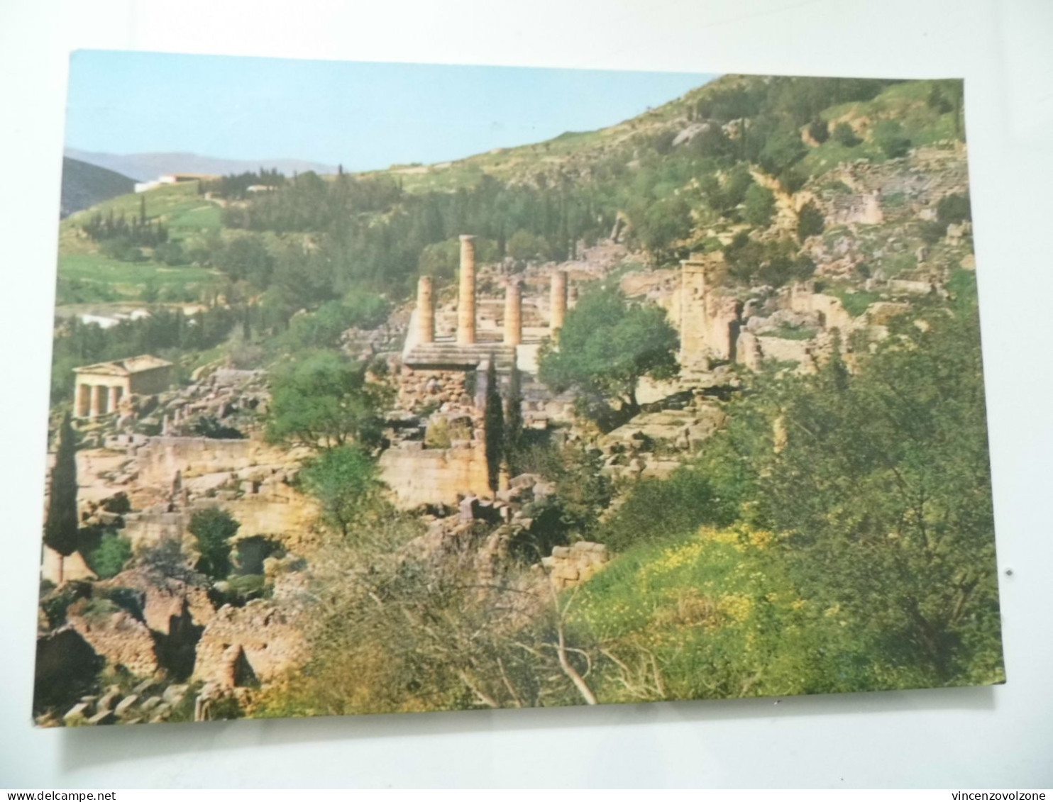 Cartolina Viaggiata "DELPHI Partial View" 1965ù - Grecia