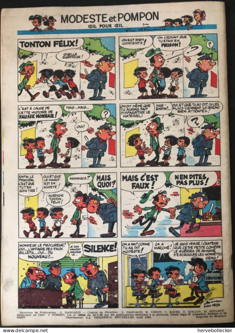 TINTIN Le Journal Des Jeunes N° 824 - 1964 - Tintin