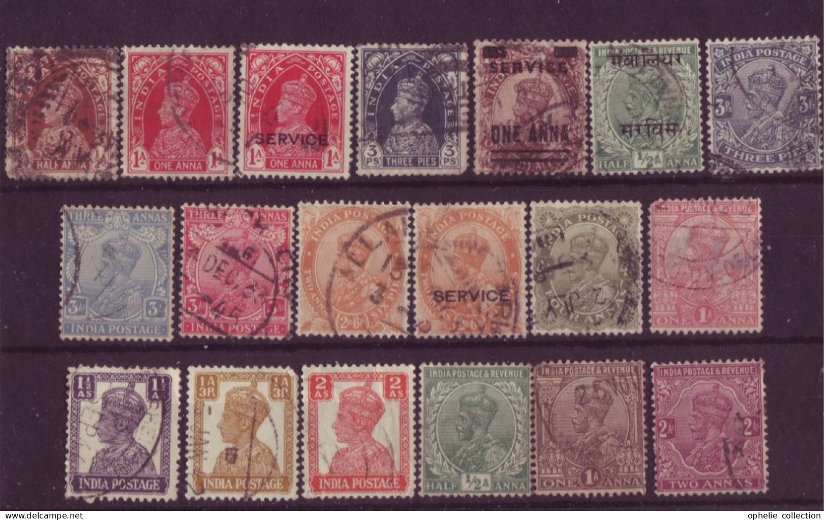 Angleterre - British Empire India - 19 Timbres Différents - 6964 - Altri & Non Classificati