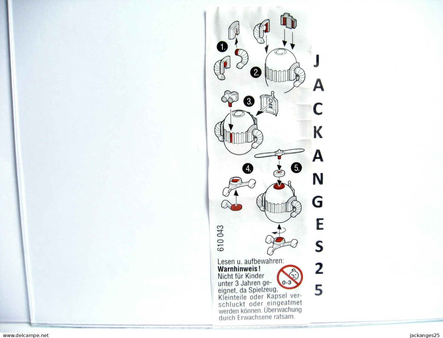 KINDER 2. 610043 MARS 2002 +  BPZ - Mountables