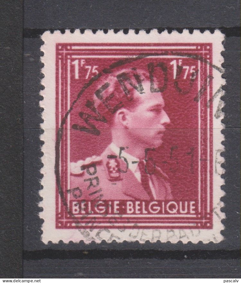 COB 832 Oblitération Centrale WENDUINE - 1936-1957 Col Ouvert