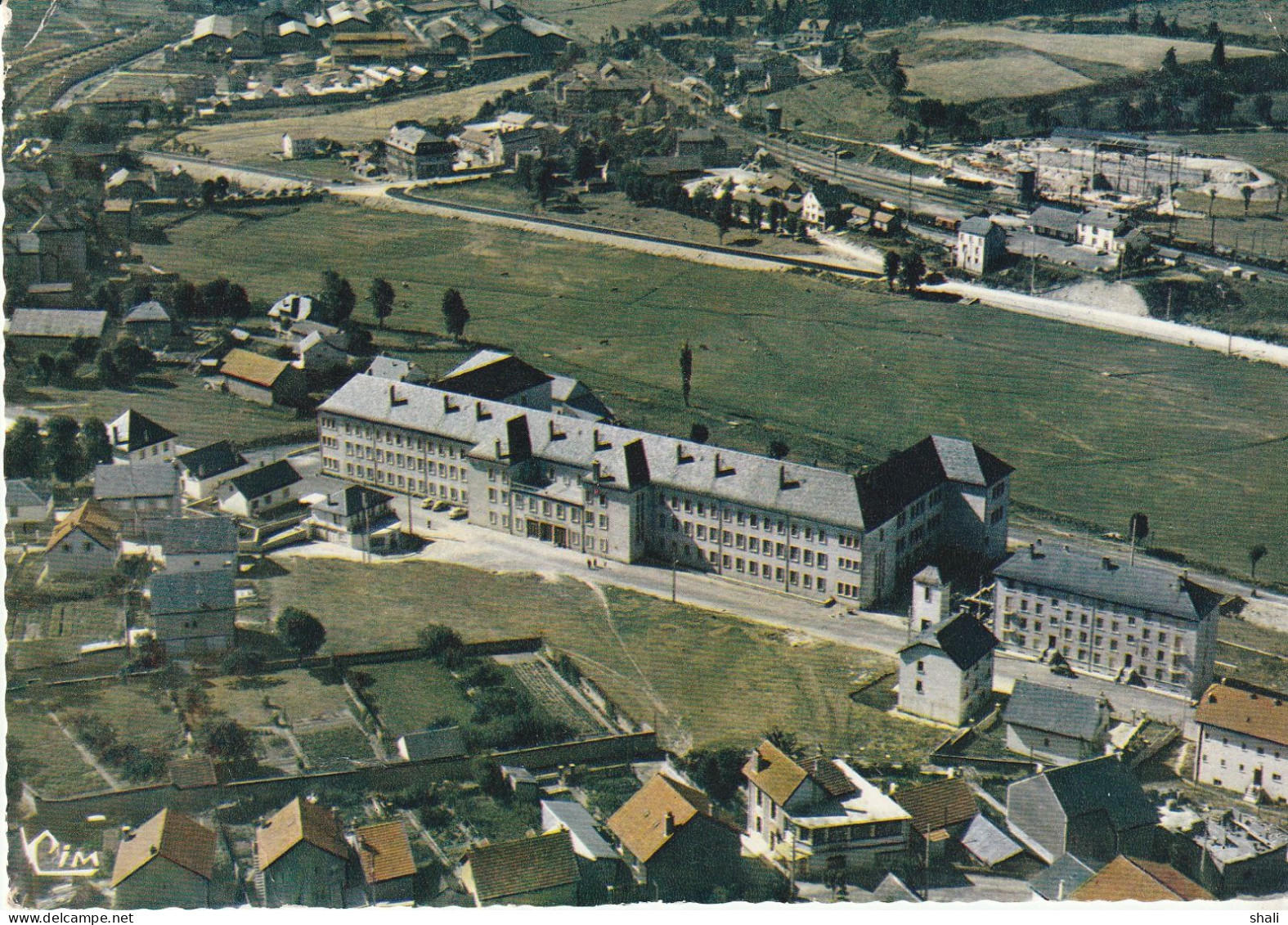 CPSM ST CHELY D' APCHER VUE AERIENNE SUR LE C.E.S. - Saint Chely D'Apcher