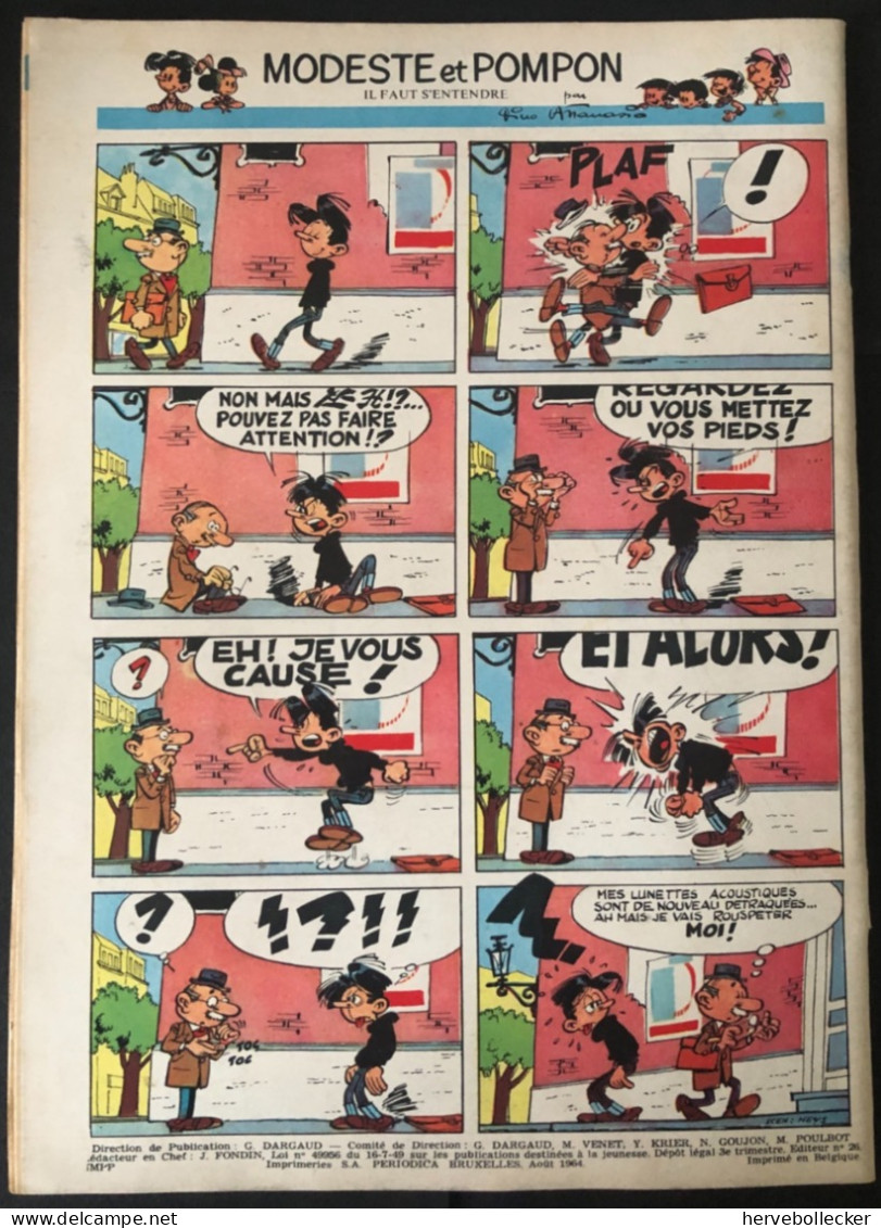 TINTIN Le Journal Des Jeunes N° 825 - 1964 - Tintin