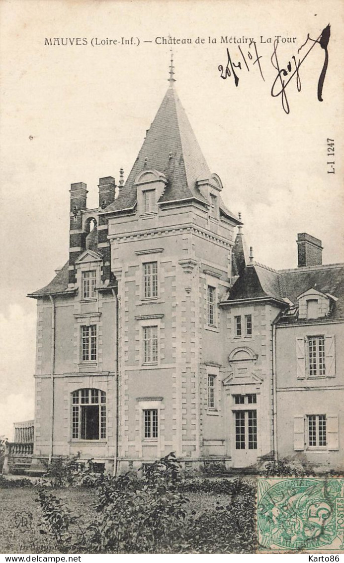 Mauves Sur Loire * Château De La Métairy * La Tour - Mauves-sur-Loire