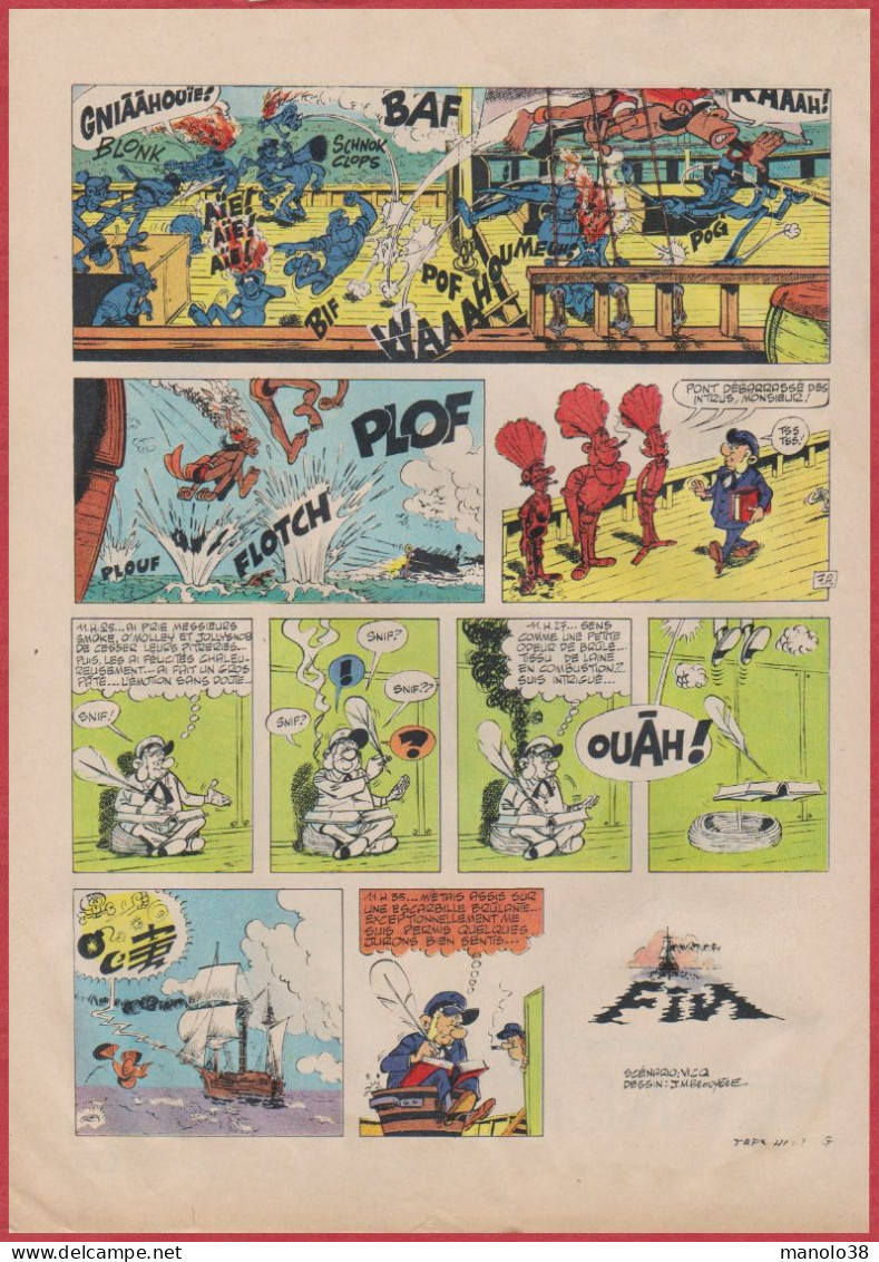 Les Aventures De Coke Et Smoke. Bande Dessinée. BD. Texte: Vicq. Dessin: Bruyère. 1970. - Collections