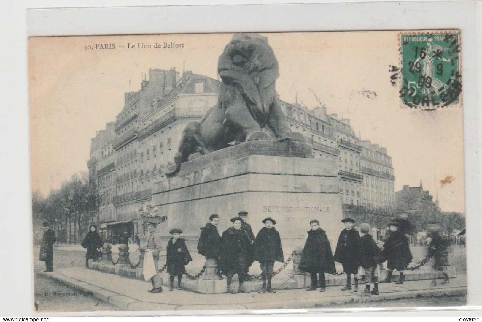 PARIS   "Le Lion De BELFORT" - Arrondissement: 14