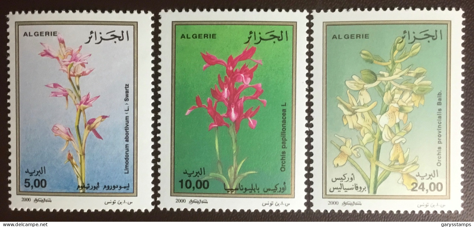 Algeria 2000 Orchids Flowers MNH - Orchideeën