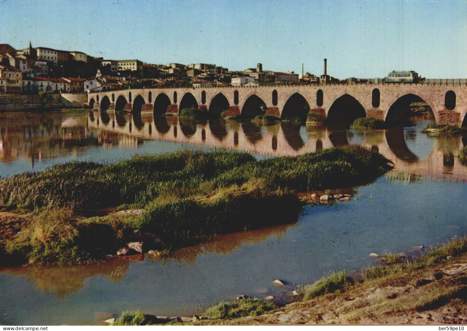 ESPAGNE ZAMORA PONT SUR LE DUERO AU FOND LA VILLE - Zamora