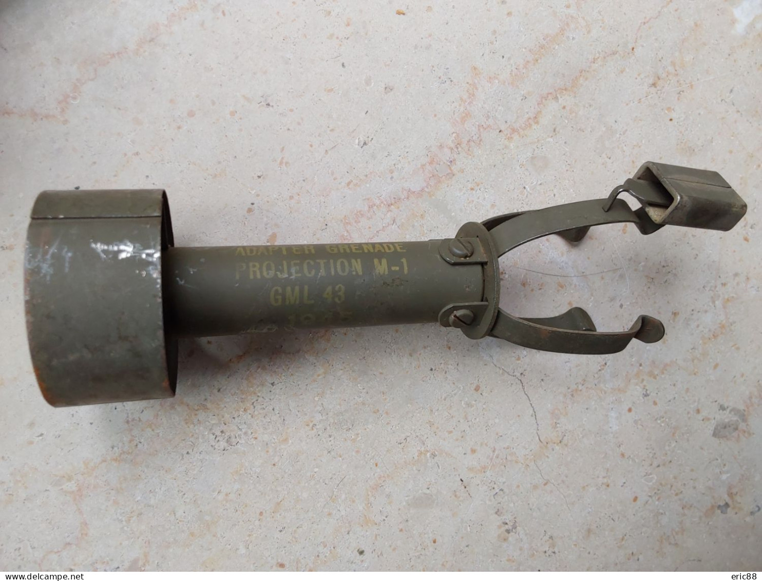 Adaptateur Pour Lancer La Grenade US Mk2 Ww2 - Armi Da Collezione