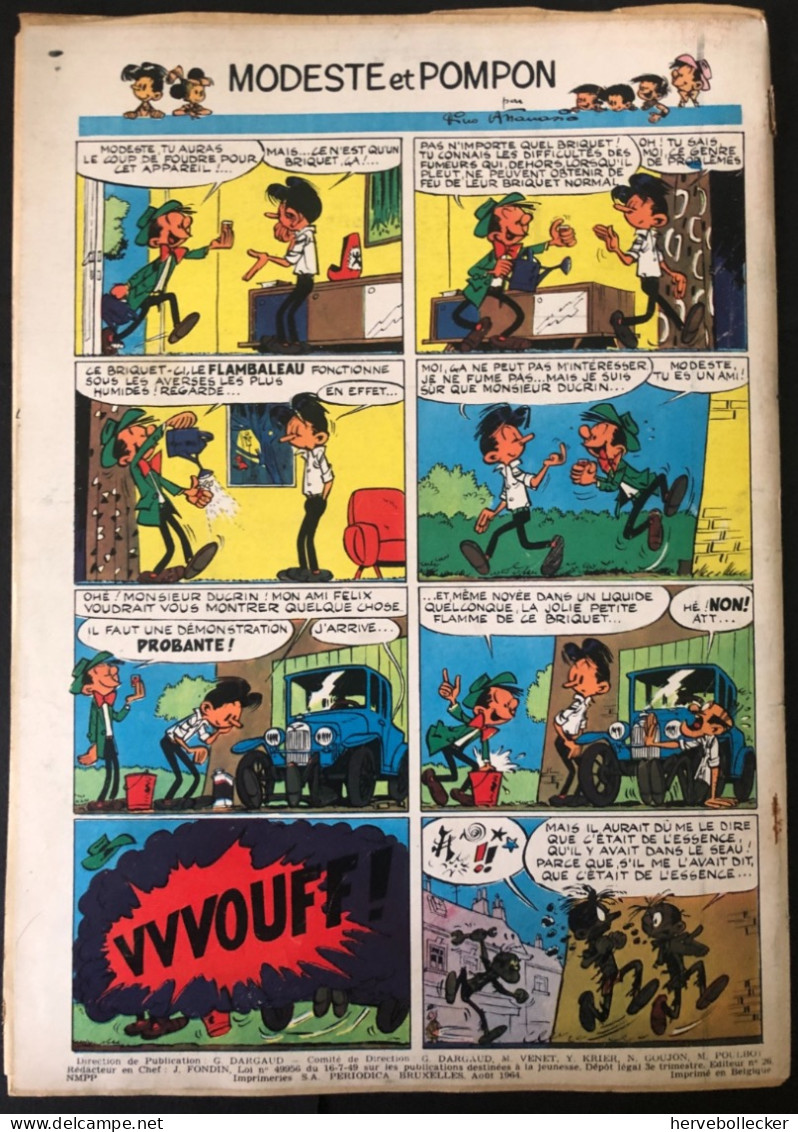 TINTIN Le Journal Des Jeunes N° 827 - 1964 - Tintin