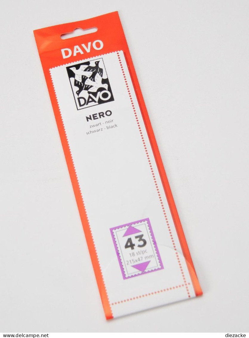 Davo Streifen Nero Schwarz N43 DV21043 Neu ( - Autres & Non Classés