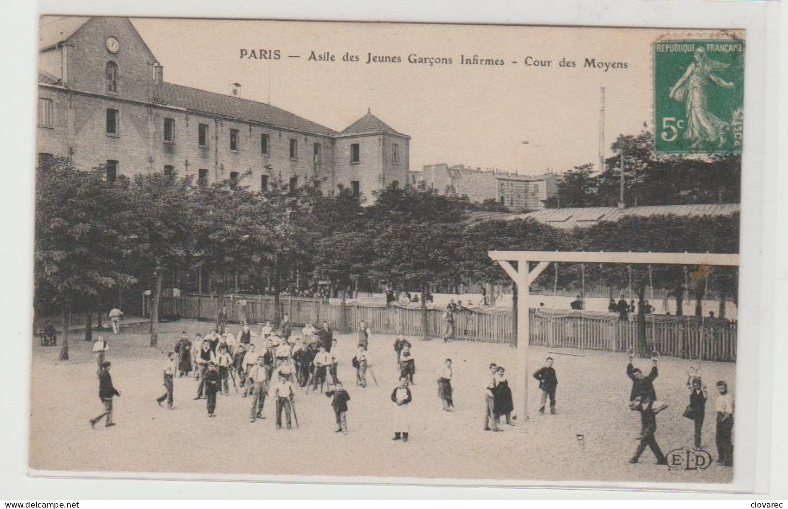 PARIS   "Asile De Jeunes Garçons Infirmes " - Distrito: 15