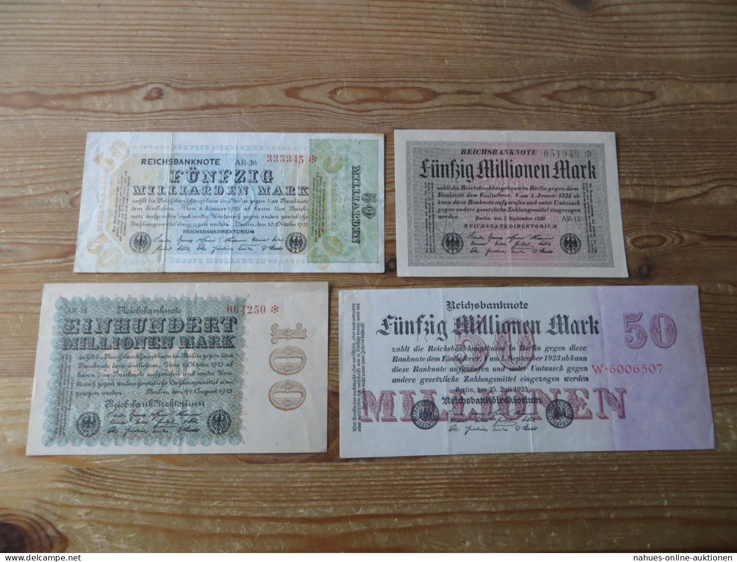 Geldscheine Banknoten Deutsches Reich Konvolut Von 39 Scheinen Unterschiedliche - Otros & Sin Clasificación