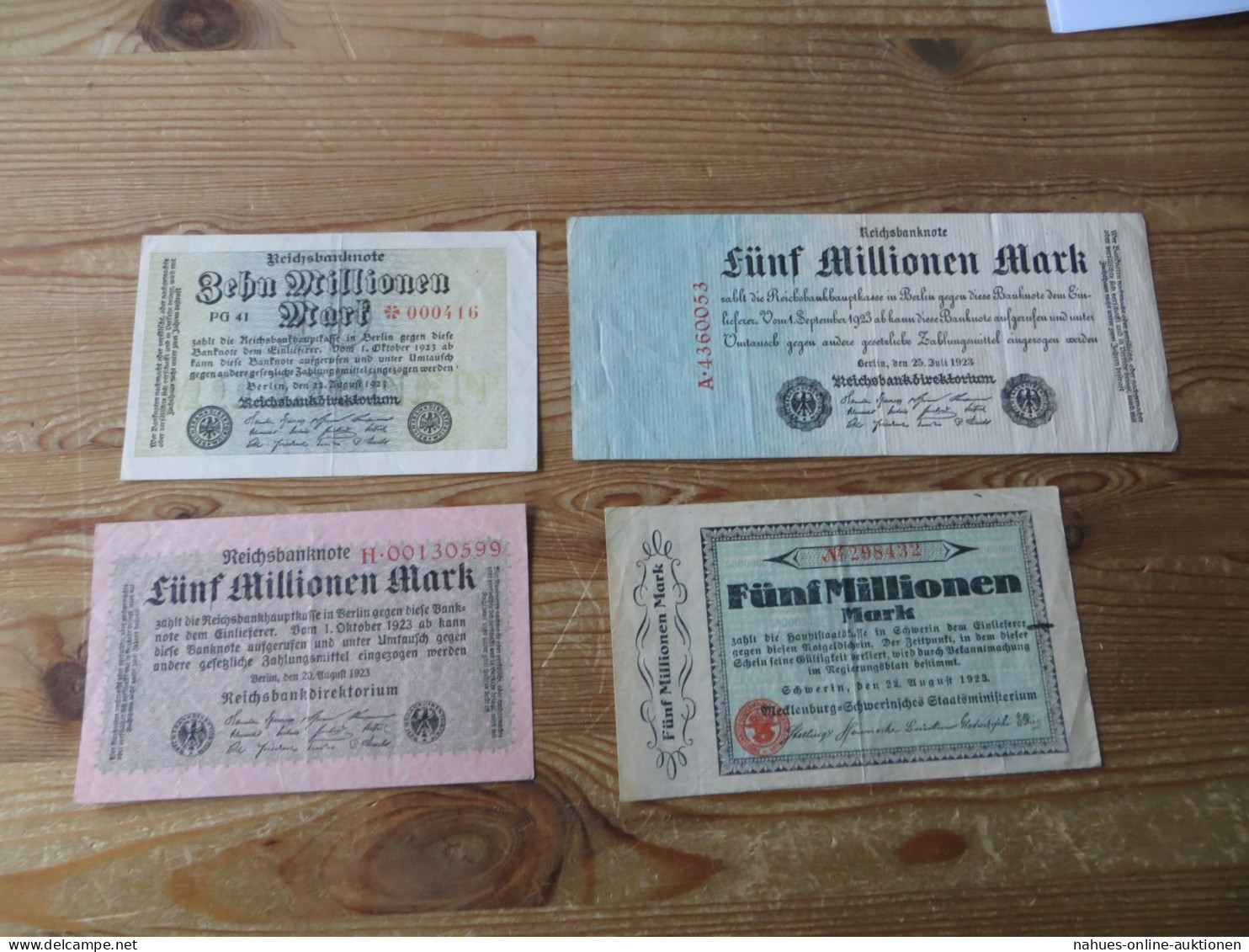 Geldscheine Banknoten Deutsches Reich Konvolut Von 39 Scheinen Unterschiedliche - Autres & Non Classés