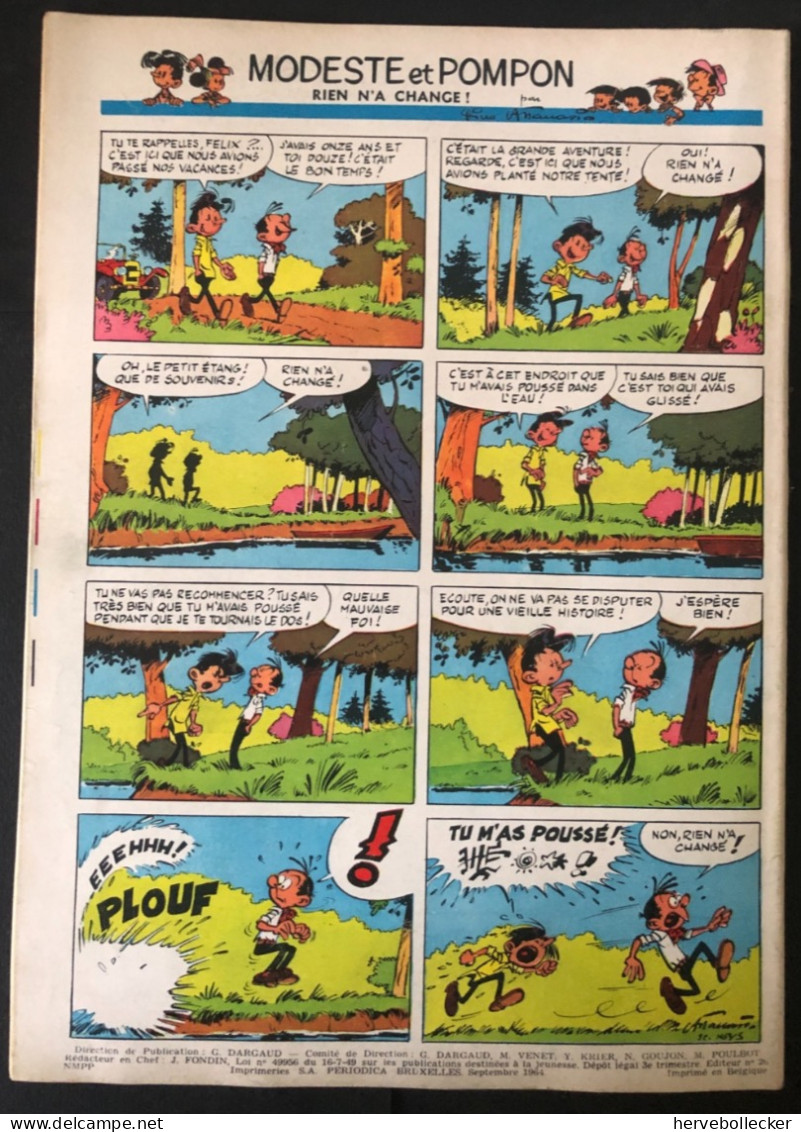 TINTIN Le Journal Des Jeunes N° 828 - 1964 - Tintin