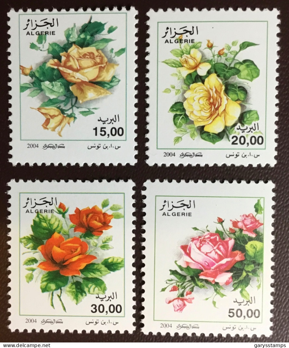 Algeria 2004 Roses Flowers MNH - Rosas