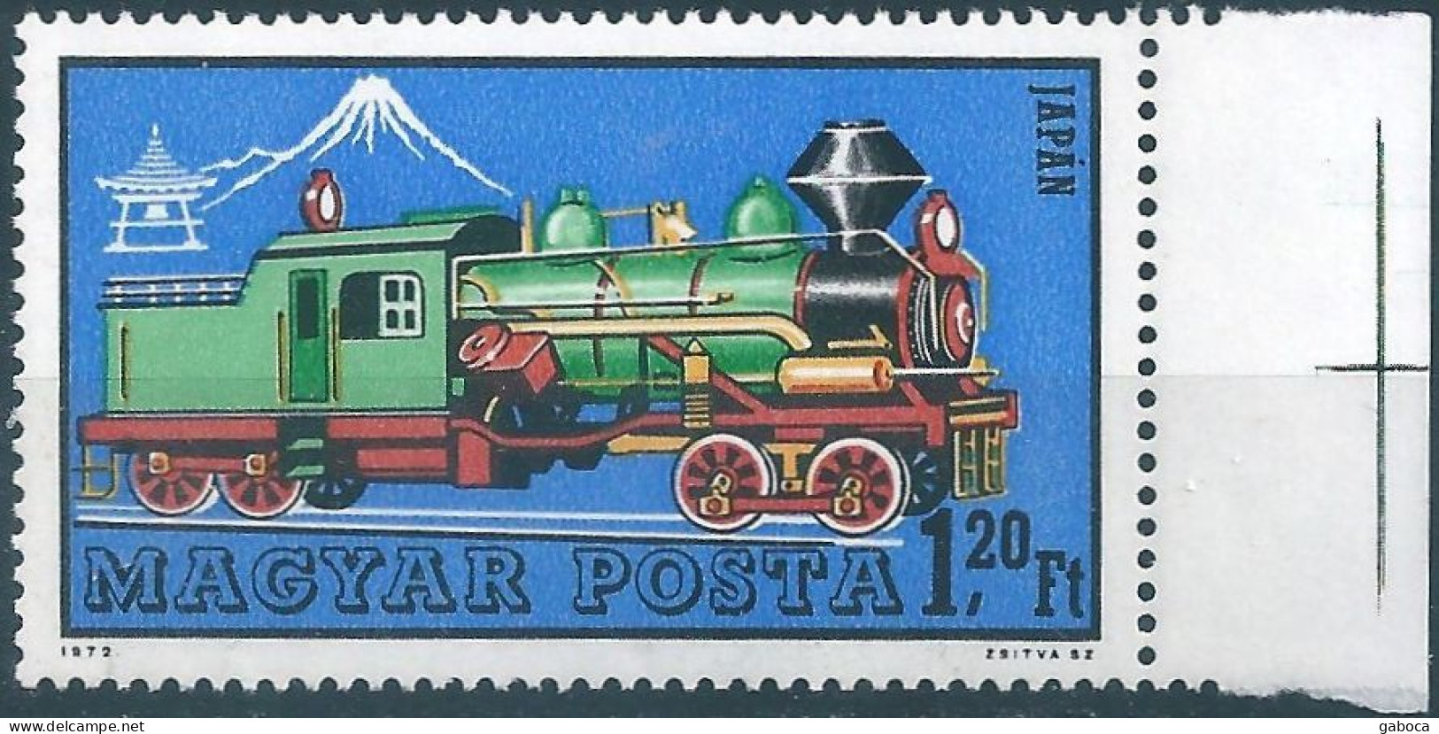 C5907 Hungary Transport Railways Locomotive Geology Temple MNH RARE - Trenes