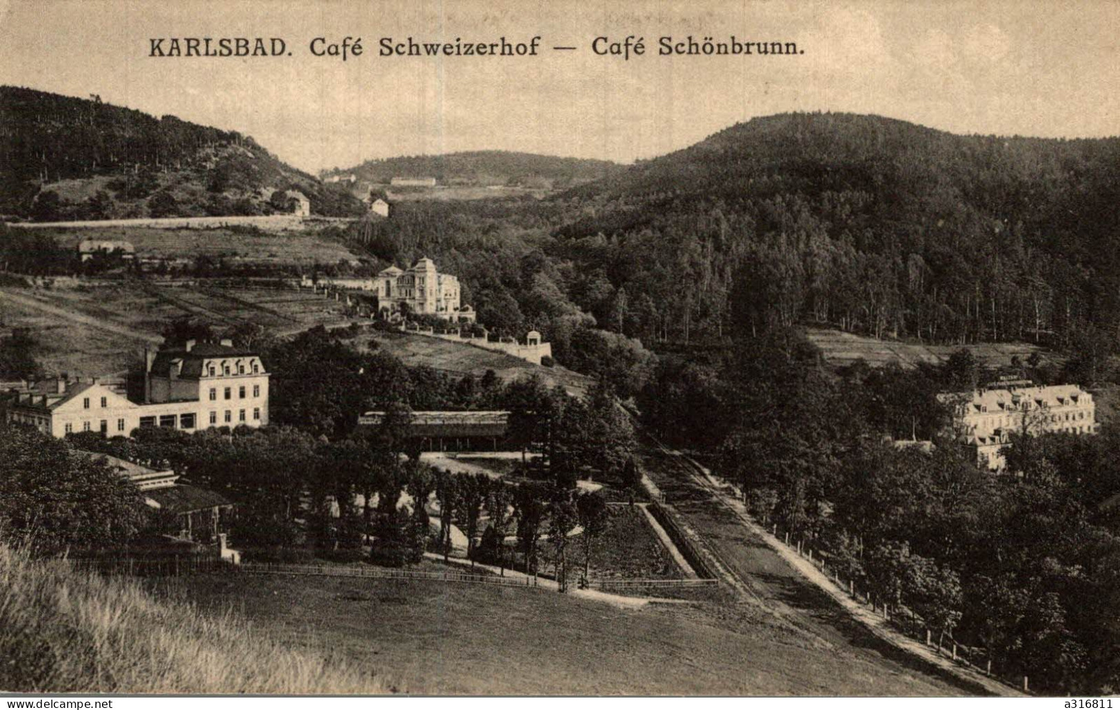 Karsbad Cafe Schweizerhof - Tschechische Republik