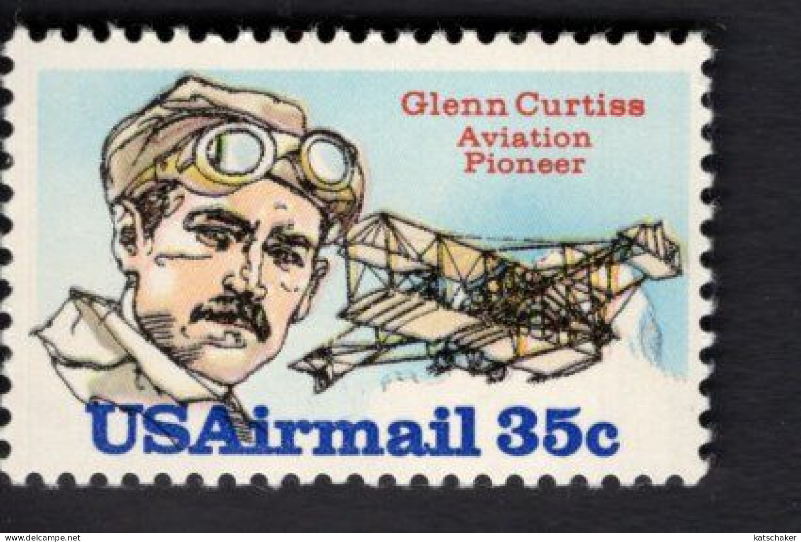 200335794  1980 SCOTT C100 (XX) POSTFRIS MINT NEVER HINGED -  GLENN CURTISS - 3b. 1961-... Nuevos