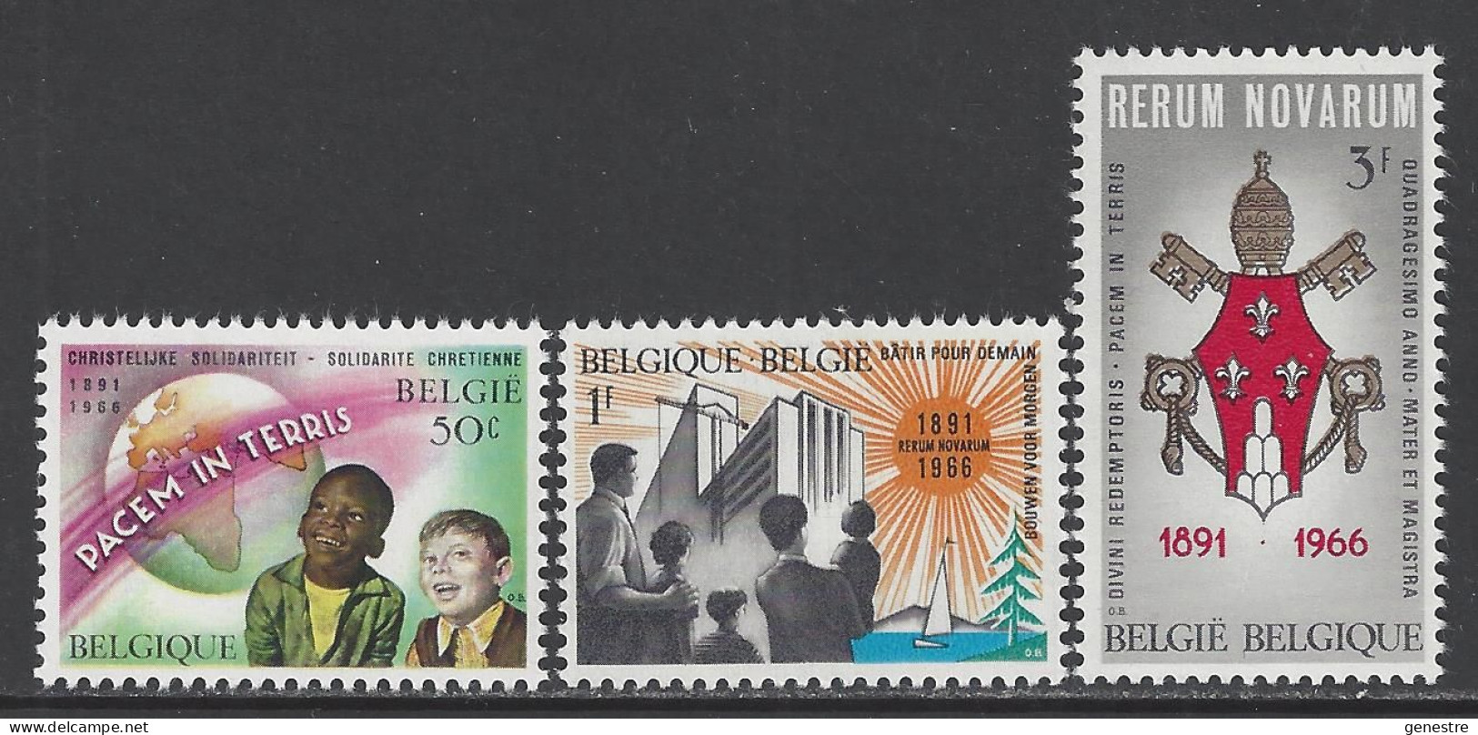 Belgique - 1966 - COB 1360 à 1362 ** (MNH) - Neufs