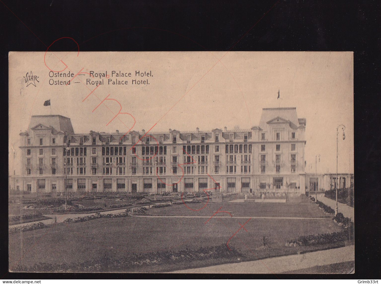 Ostende - Royal Palace Hotel - Postkaart - Oostende