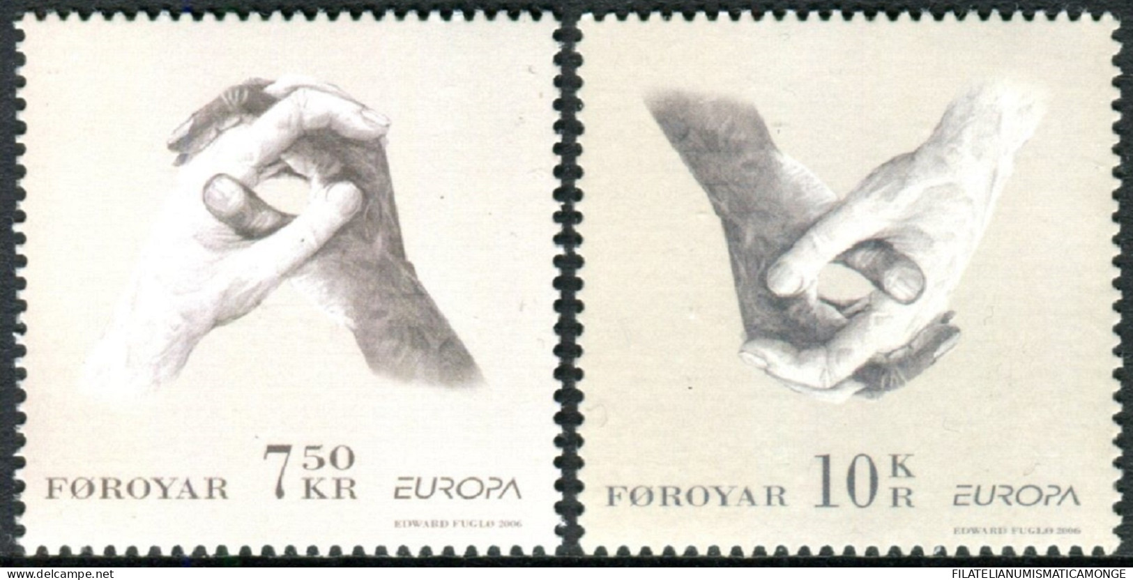  Tema Europa -    CEPT  Feroe 2006. La Integración  (2 Sellos) - Nº 568/569     - Faroe Islands