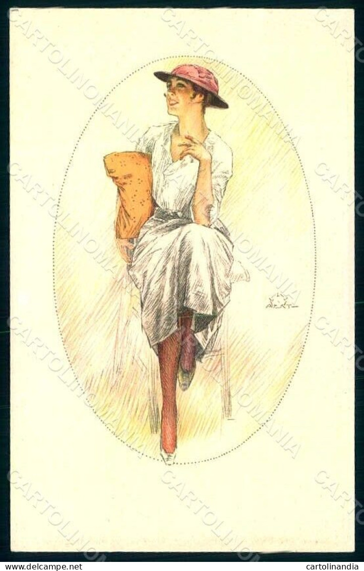 Artist Signed Terzi Glamour Fashion Lady Mode Serie 187-5 Postcard HR1237 - Other & Unclassified
