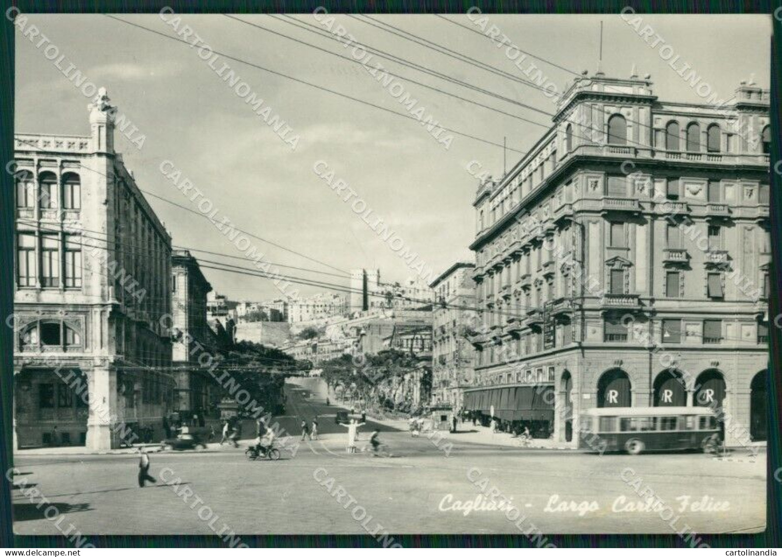 Cagliari Città Corriera Foto FG Cartolina ZKM7942 - Cagliari