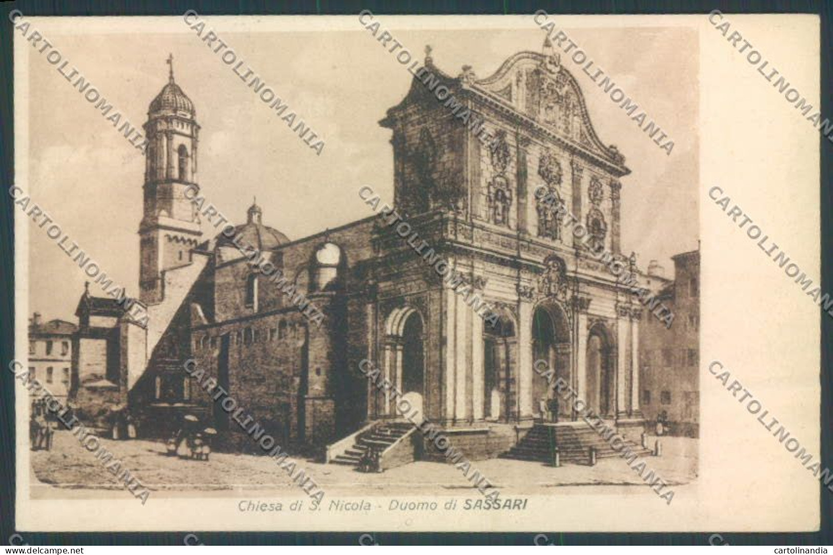 Sassari Città Duomo Cartolina ZG0218 - Sassari