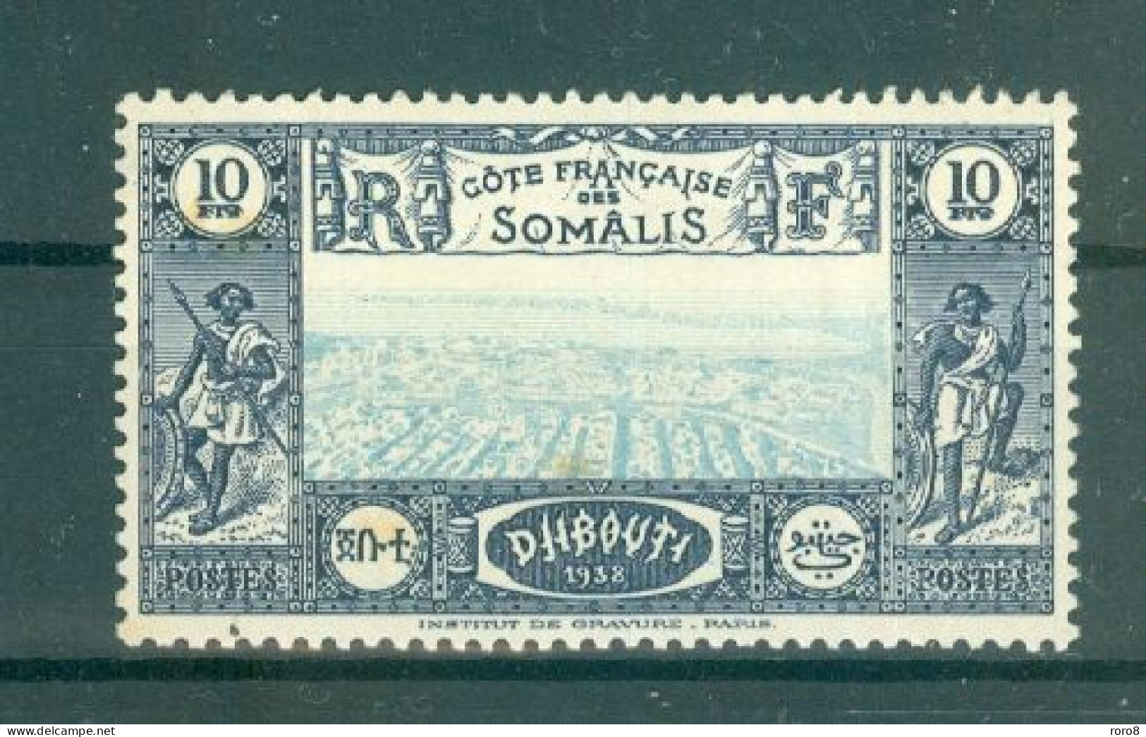 COTE FRANCAISE DES SOMALIS - N°168* MH Trace De Charnière SCAN DU VERSO. Djibouti Moderne. - Ungebraucht