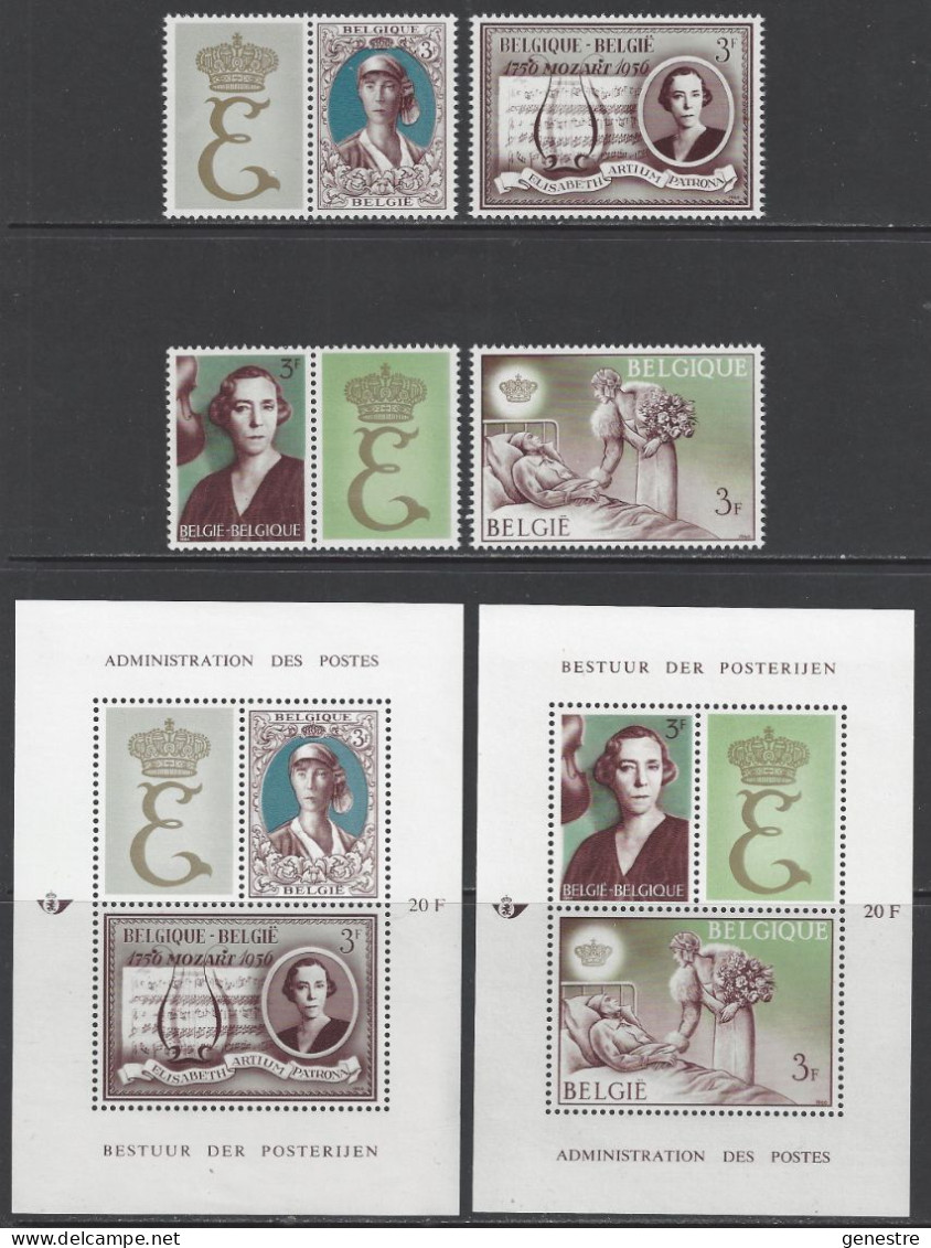 Belgique - 1966 - COB 1363 à 1366 Et BL40 à BL41 ** (MNH) - Unused Stamps