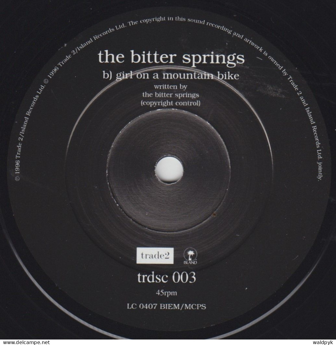 THE BITTER SPRINGS - Absence Makes The Hair Grow Blonder - Autres - Musique Anglaise