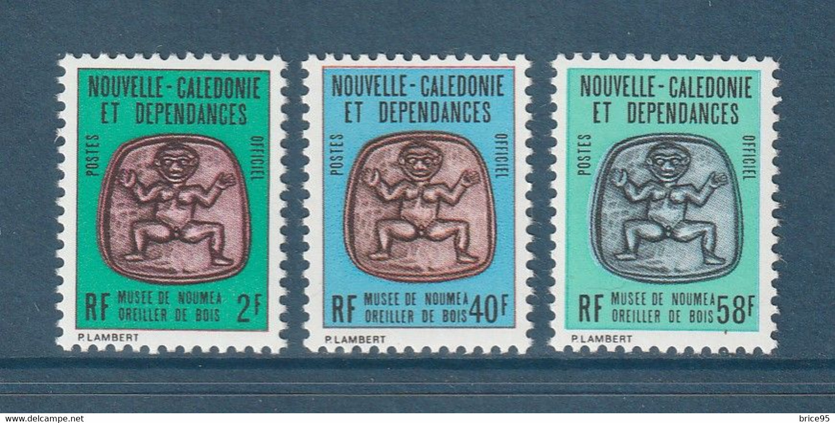 Nouvelle Calédonie - Service - YT N° 38 à 40 - Neuf Sans Charnière - 1986 - Dienstmarken