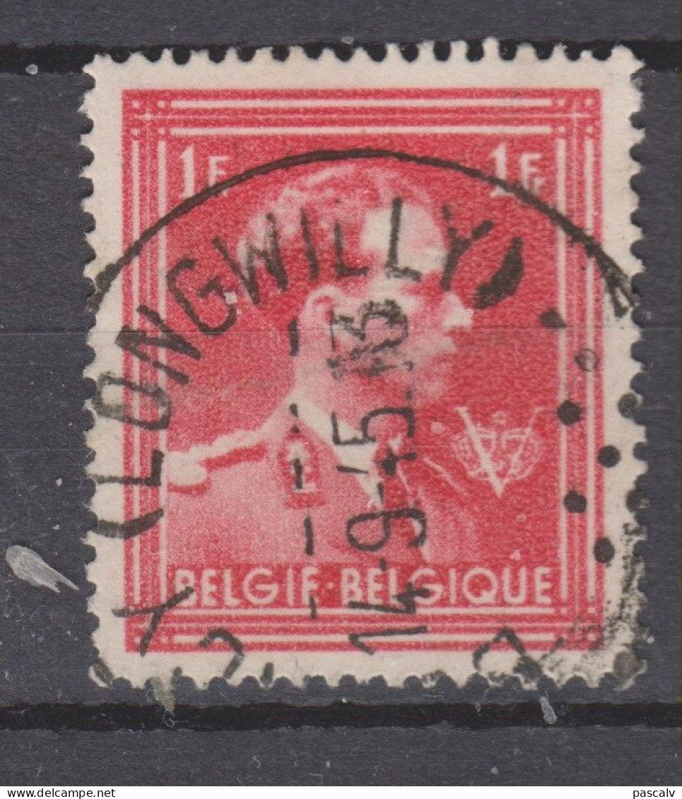 COB 690 Oblitération Centrale BOURCY (LONGWILLY) - 1936-1957 Open Collar