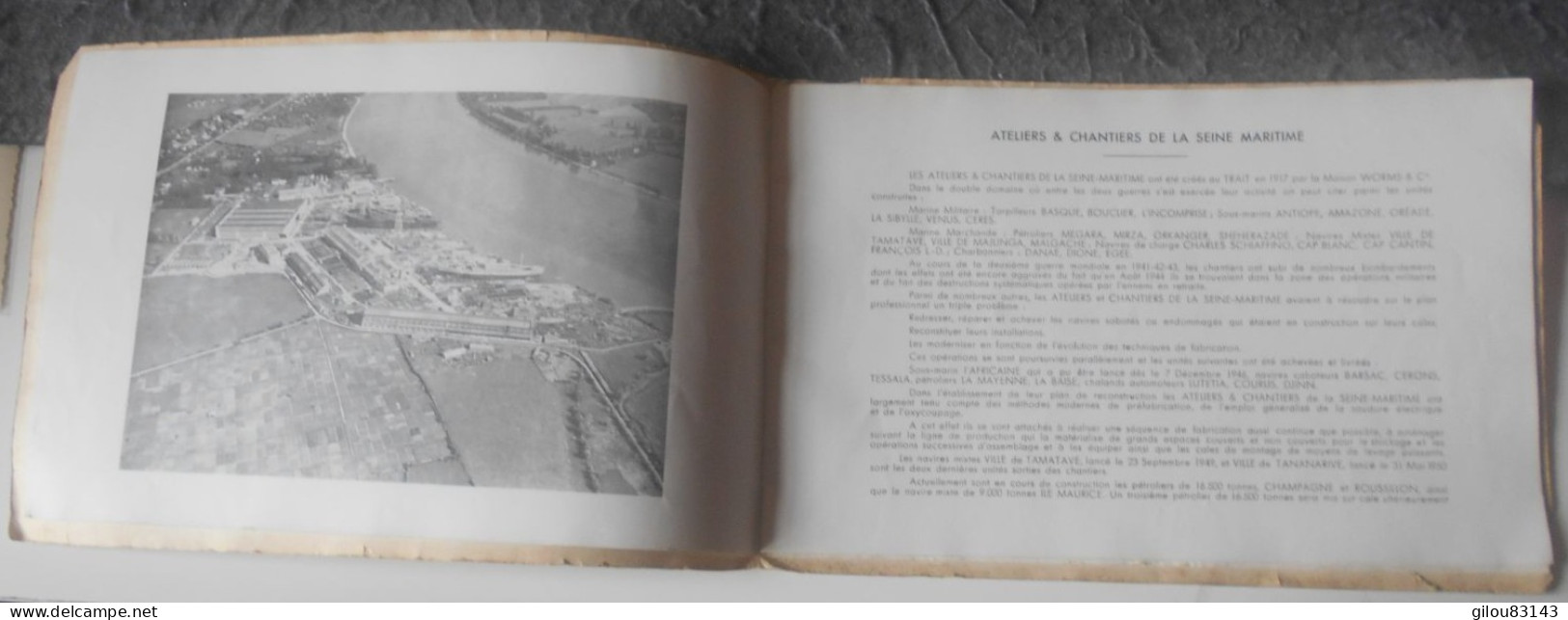 Livret Compagnie Havraise De Transport Maritime, Lancement Du Ville De Tamatave (28 Pages). - Otros & Sin Clasificación